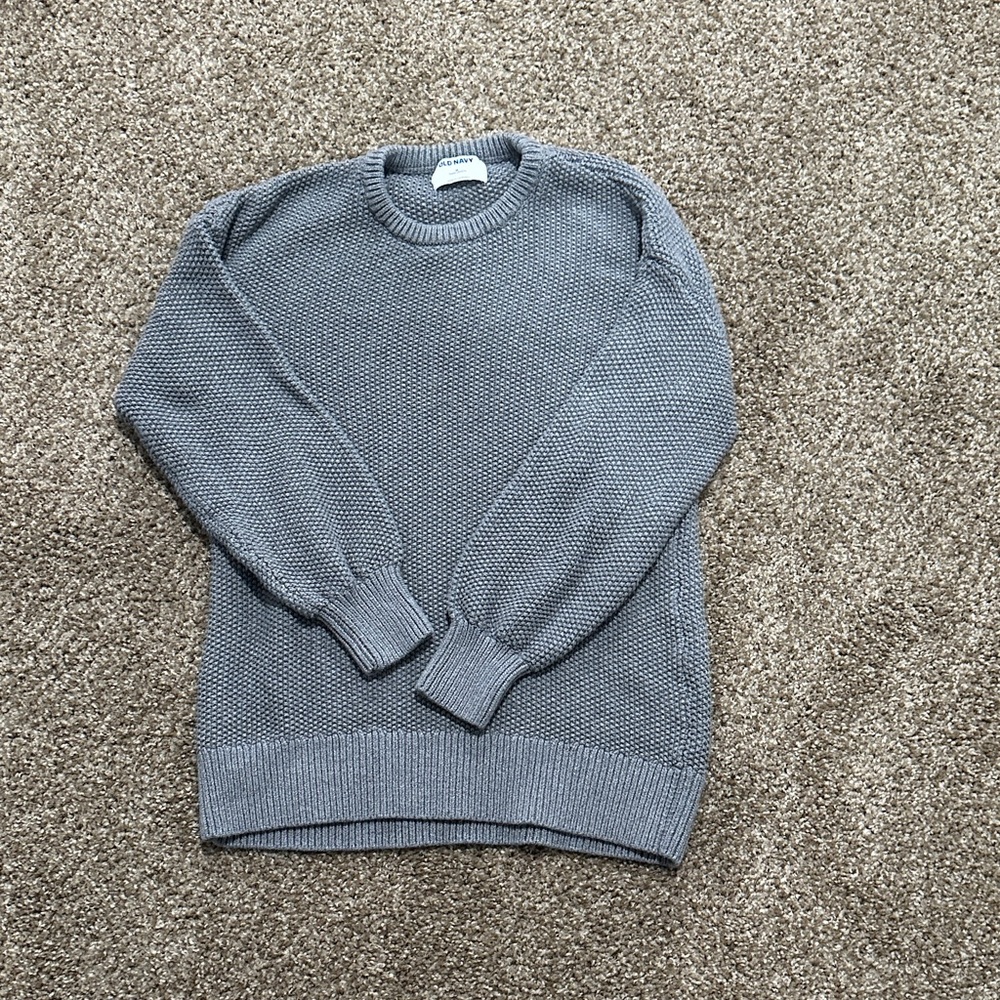Old Navy Men's Gray Crewneck Sweater